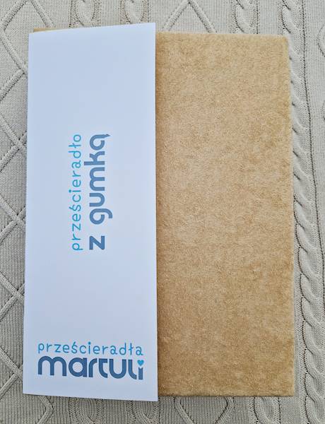 Prześcieradło Martuli Frotte 200x220 26 beż