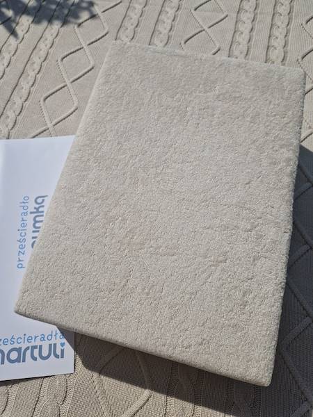 Prześcieradło Martuli Frotte 200x220 35 j.beż