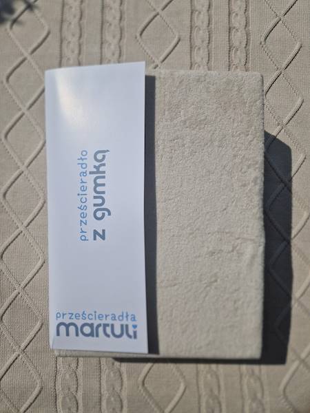 Prześcieradło Martuli Frotte 200x220 35 j.beż