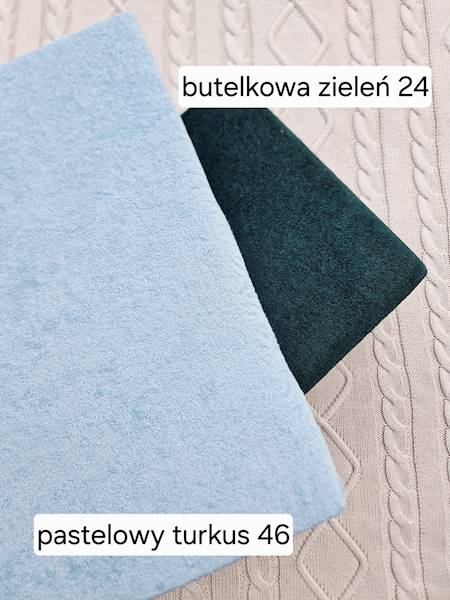 Prześcieradło Martuli Frotte 180x200 46 pastelowy turkus