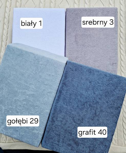 Prześcieradło Martuli Frotte 200x220 40 grafit