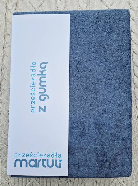 Prześcieradło Martuli Frotte 180x200 40 grafit