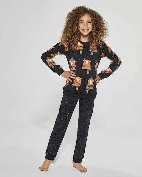 Piżama Cornette Girl Bear 152 d