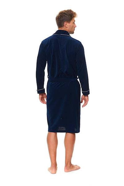 Szlafrok Męski Dr.NAP SMS.6063 M navy blue