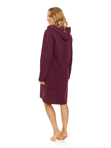 Szlafrok Damski Dr.NAP SMZ.7107 burgundy XXL