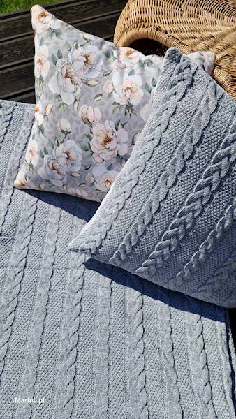 Koc EKO bez podszycia 150x200 jasny popiel