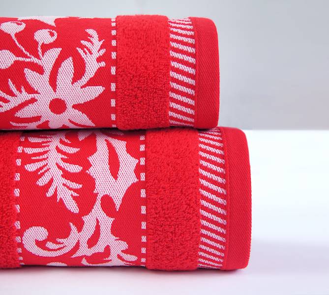 Ręcznik Greno Xmas mess prestige 50x80 czerwony