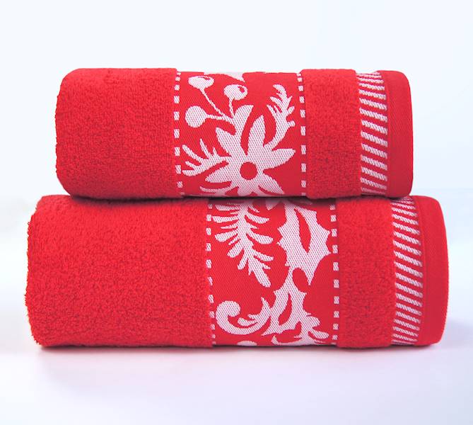 Ręcznik Greno Xmas mess prestige 50x80 czerwony