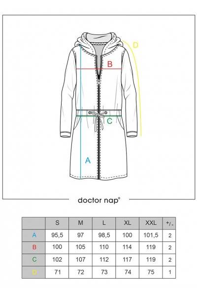 Szlafrok Damski Dr nap SWO.1008 papaya L
