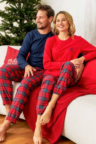 Piżama Dr Nap damska PM.7127 red L