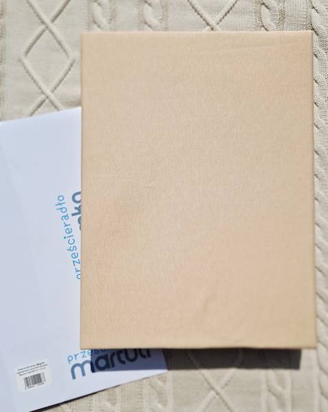 Prześcieradło Martuli Jersey 200x220 ivory