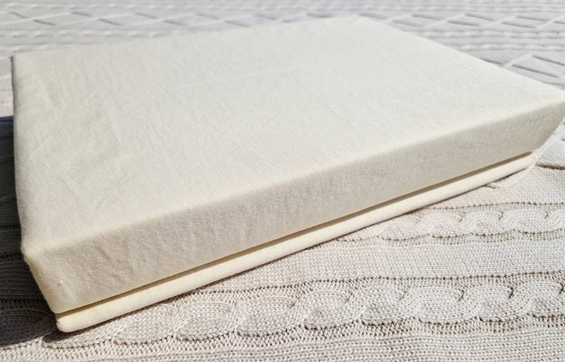 Prześcieradło Martuli Jersey 200x220 ecru