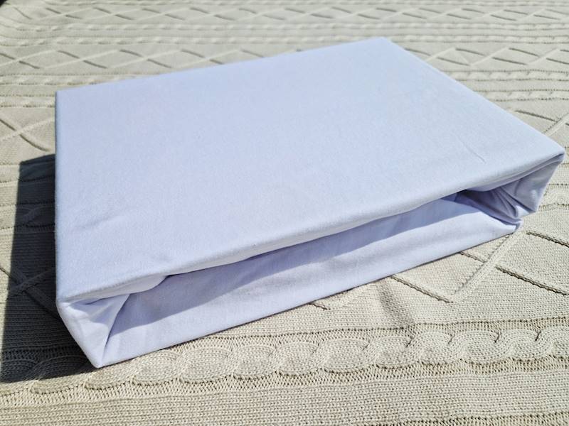 Prześcieradło Martuli Jersey 200x220 white