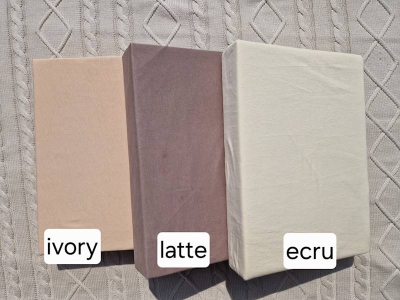 Prześcieradło Martuli Jersey 180x200 ivory