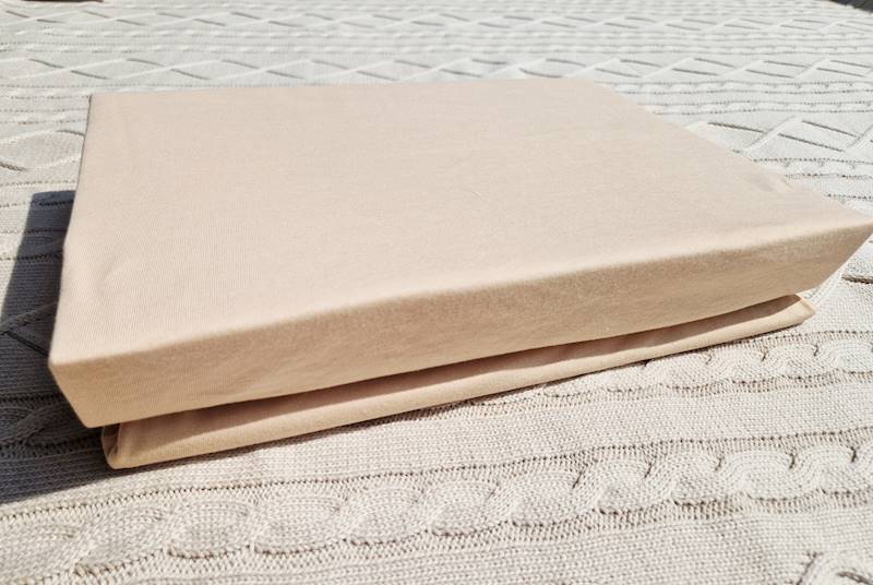 Prześcieradło Martuli Jersey 160x200 ivory