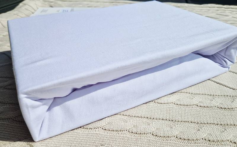 Prześcieradło Martuli Jersey 160x200 white