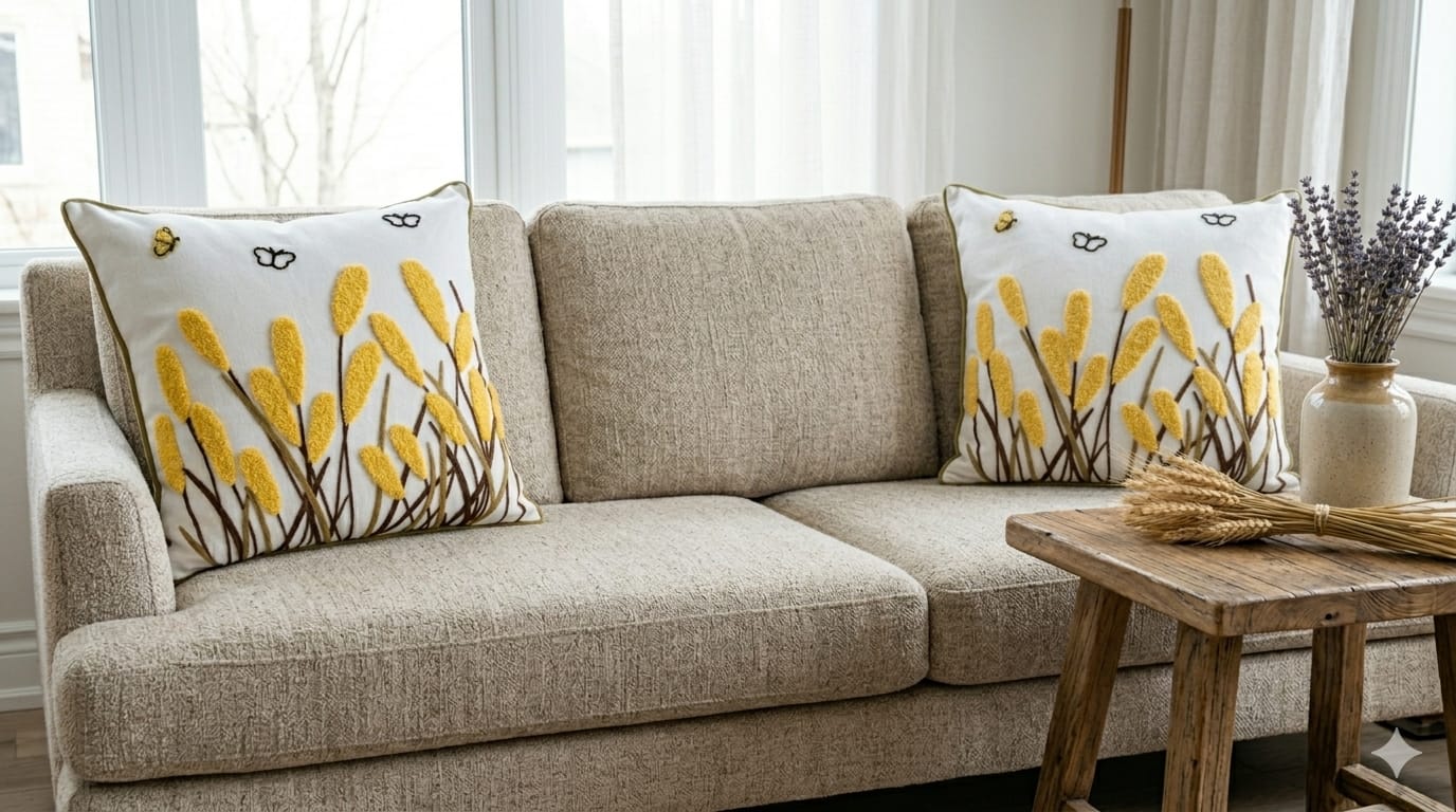 Poszewka haftowana 035 43x43