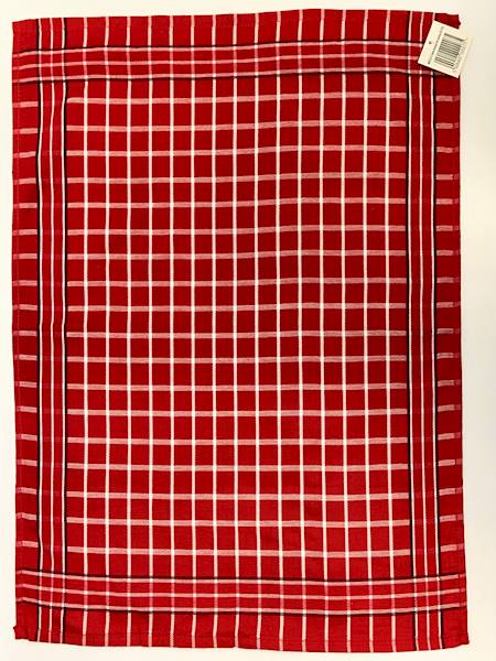 Ścierka MARTULI 50x70 Grid czerwona