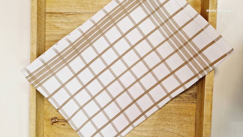 Ścierka MARTULI 50x70 Grid biała 1