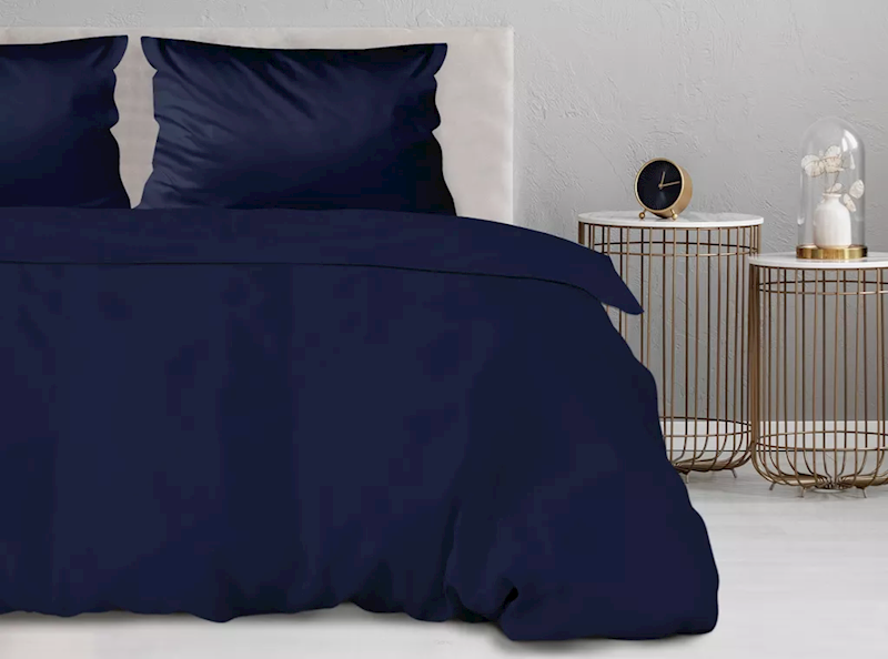 Pościel Greno jednobarwna 160x200 DENIM