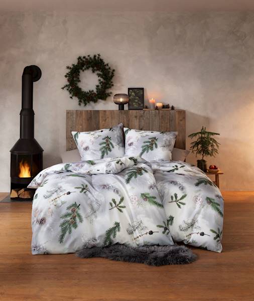 Pościel Estella Flanela 200x220 Pine Twigs