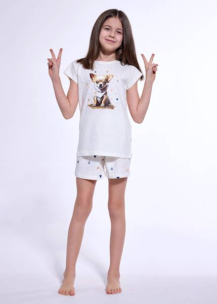 Piżama Cornette Girl Chihuahua 140 k