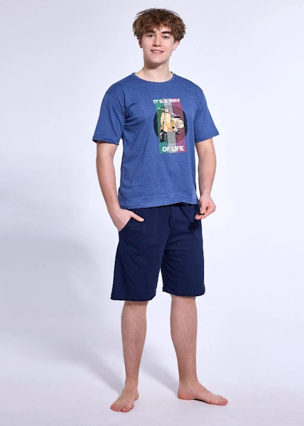 Piżama Cornette YOUNG SCOOTER 176/M k