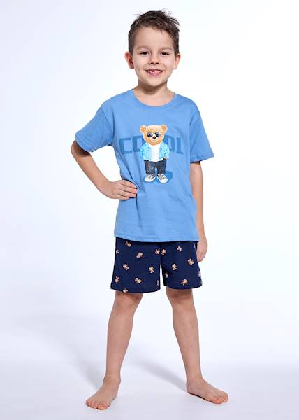 Piżama Cornette Boy Cool niebieski 128 k