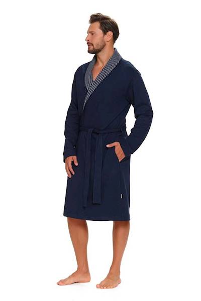 Szlafrok Męski Dr.NAP SMW.5283 XXL navy blue