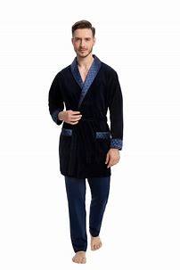 Szlafrok Męski LUNA Bonżurka 425 XXXL granat