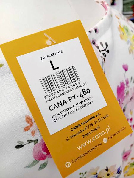 Piżama Cana Nouvelle 480 XXL