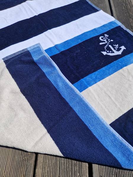 Ręcznik Martuli Plażowy 90x180 Sarbinowo blue