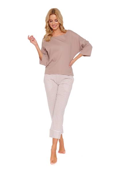 Piżama Dr Nap damska PM.5119 Beige XXL