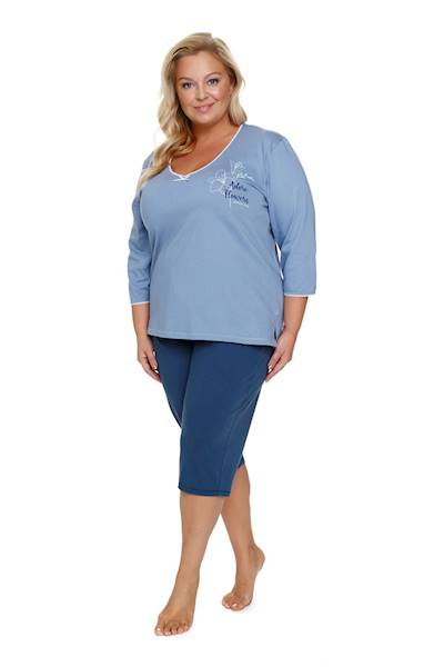 Piżama Dr Nap damska PB.7262 Sky Blue XL