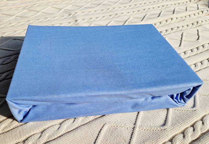 Prześcieradło Martuli Jersey 100x200 38 ciemny blue