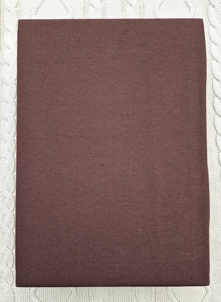 Prześcieradło Martuli Jersey 180x200 30 czekolada