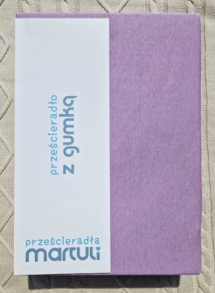 Prześcieradło Martuli Jersey 100x200 14 jasny fiolet