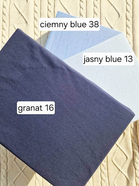 Prześcieradło Martuli Jersey 200x220 16 granat