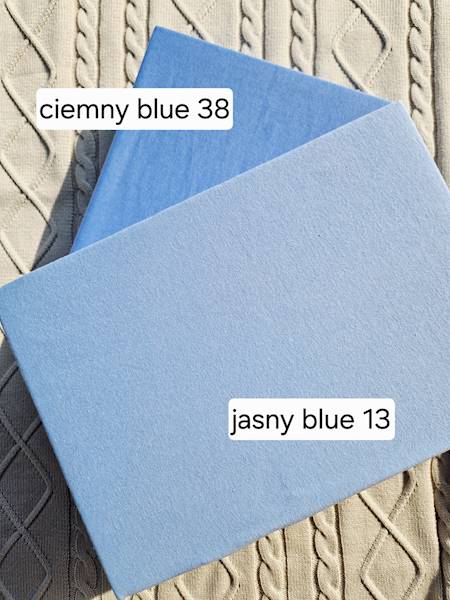 Prześcieradło Martuli Jersey 160x200 13 jasny blue