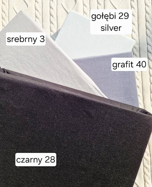 Prześcieradło Martuli Jersey 200x220 28 czarny