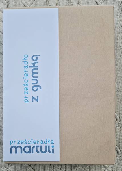 Prześcieradło Martuli Jersey 140x200 35 jasny beż