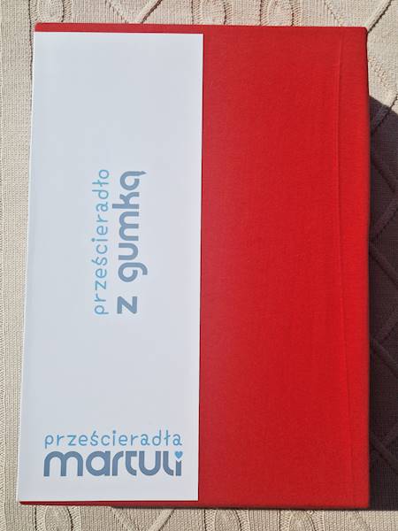 Prześcieradło Martuli Jersey 160x200 8 czerwony