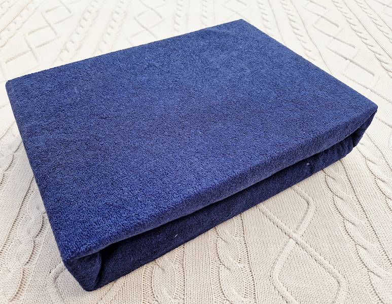Prześcieradło Martuli Frotte 100x200 16 granat
