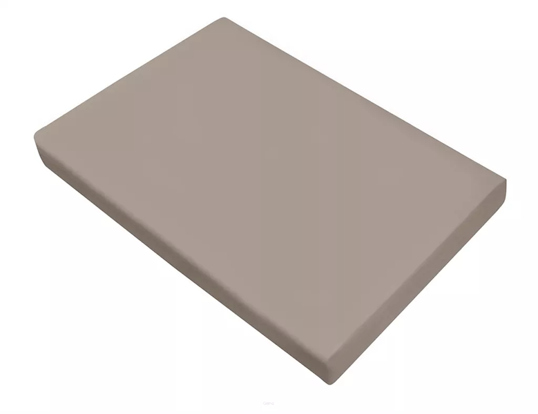 Prześcieradło Greno satynowe BEZ GUMKI 220x210 cafe