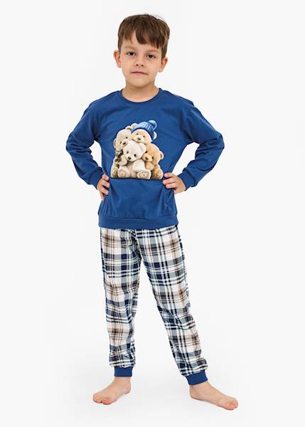 Piżama Cornette Boy Bears jeans 104 d