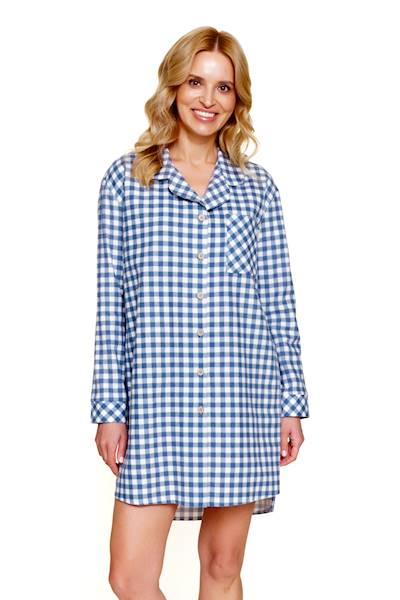 Koszula Dr Nap damska TM.7300 blue jeans