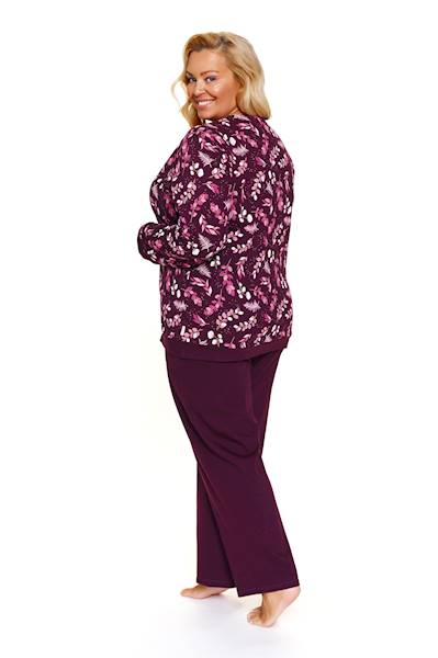 Piżama Dr Nap damska PB.7320 burgundy XXL