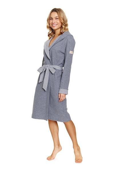 Szlafrok Damski Dr nap SWW.7229 dark grey XXL
