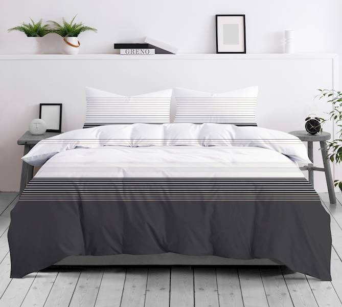 Pościel Bielbaw bawełna 160x200 Bianco Nero
