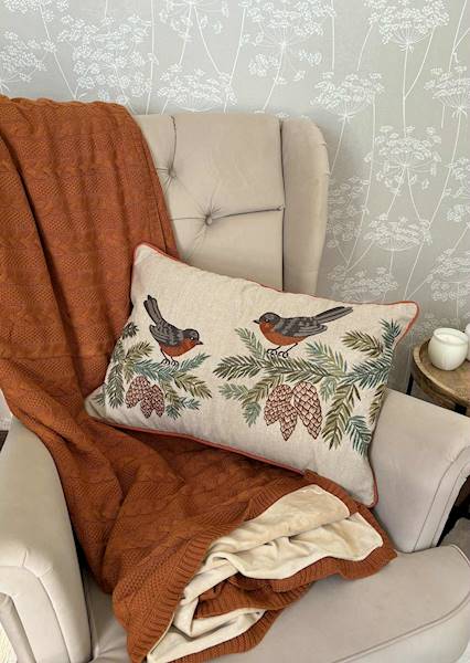 Koc EKO z podszyciem 150x200 rudy